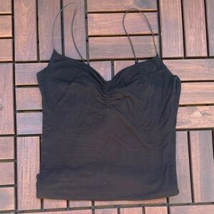Black Joah Brown Tank Top XS/S